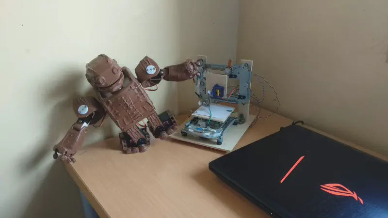 Featured image of post DIY Robots: Hubert and Plotter